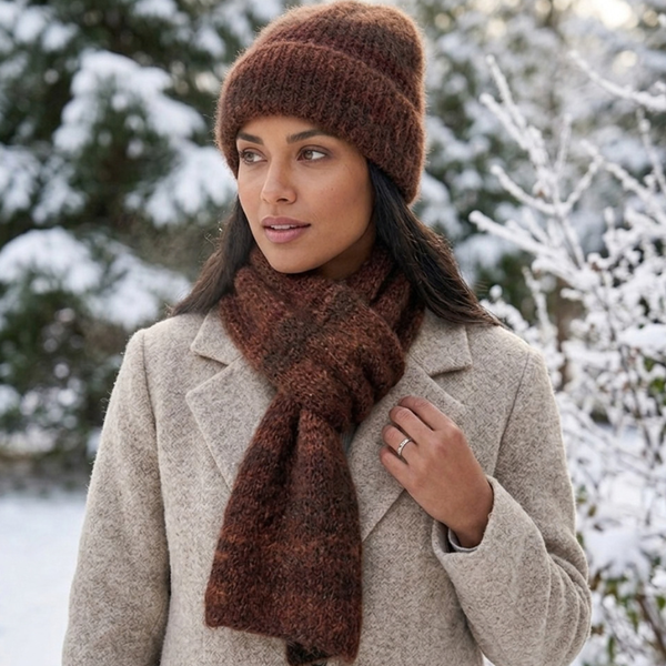 Hallie - 2 PCS Winter Beanie Scarf Set