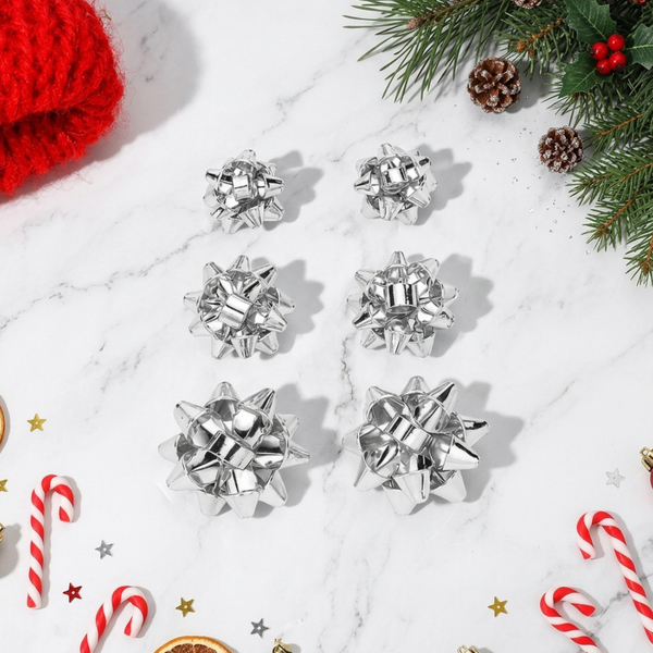 Freida - 3 PAIRS Christmas Bow Stud Earrings