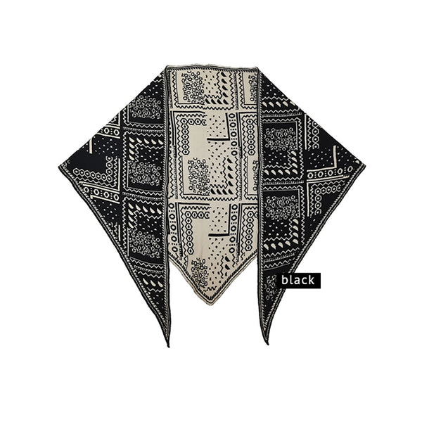 Arabella - Knitted Triangle Scarf