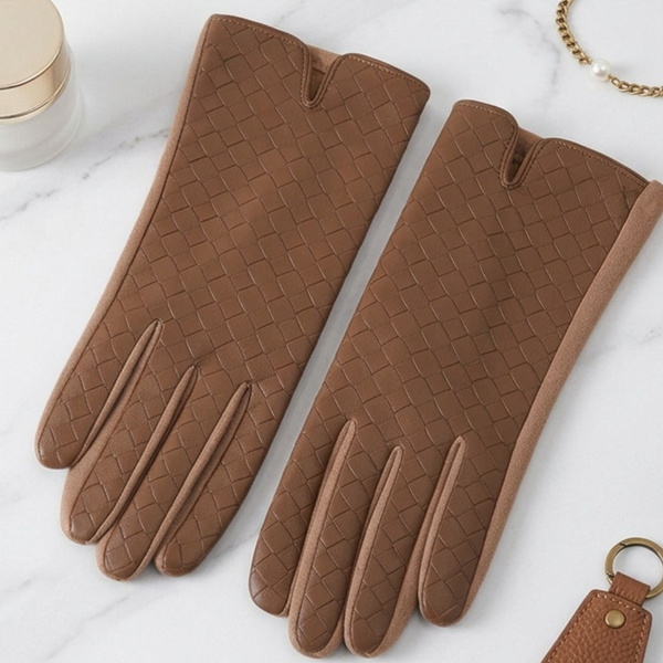 Beeba - Basket Woven Smart Touch Gloves