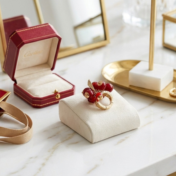 Corinne - Berry Cluster Accent Stretchable Ring