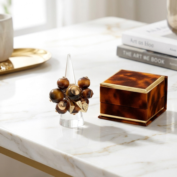Corinne - Berry Cluster Accent Stretchable Ring