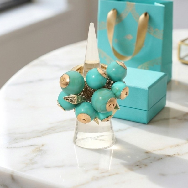Corinne - Berry Cluster Accent Stretchable Ring