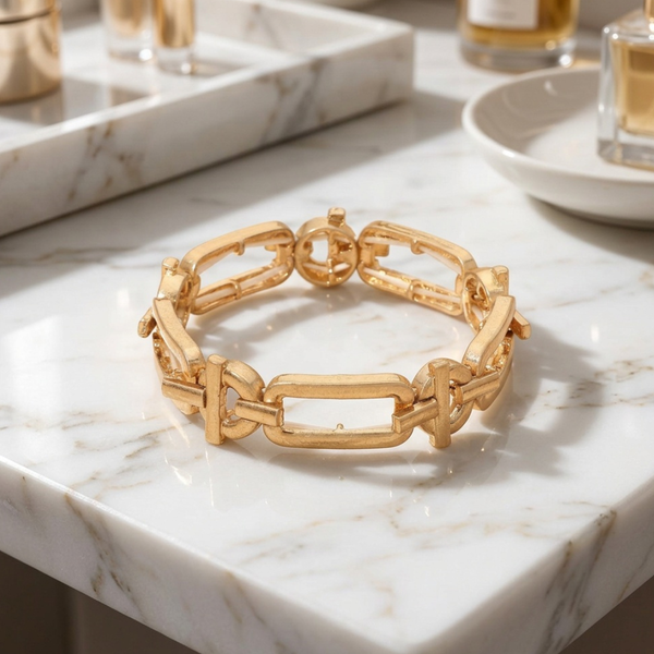 Jett - Geometric Metal Stretchable Bracelet