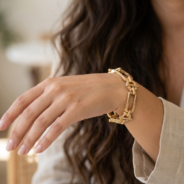 Jett - Geometric Metal Stretchable Bracelet