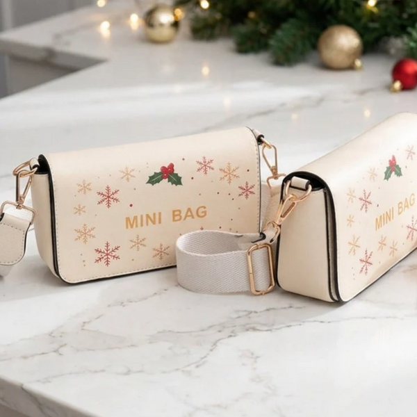 Kehlani - Faux Leather Holiday MINI BAG Print Flap Crossbody Bag