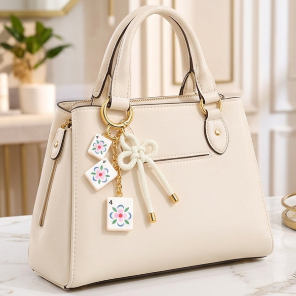 Sailor - Mahjong Tile Charm Bow Knot Bag / Keychain