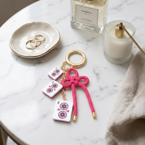 Sailor - Mahjong Tile Charm Bow Knot Bag / Keychain