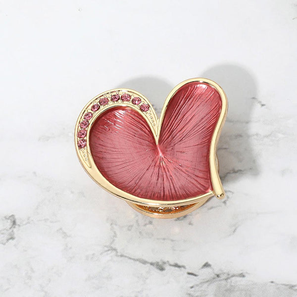 Blaise - Metal Heart Magnetic Brooch
