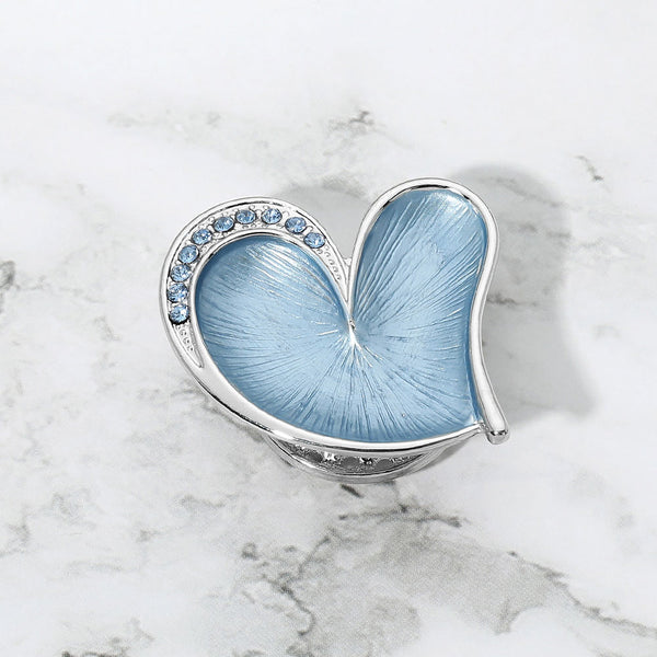 Blaise - Metal Heart Magnetic Brooch