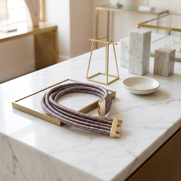 Han - Multi Layered Coil Pope Necklace