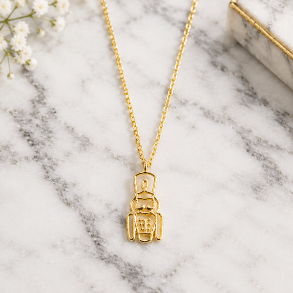 Milani - 18K Gold Dipped Nutcracker Pendant Necklace