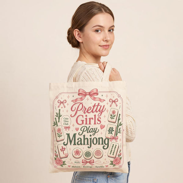 Billie - Pretty Girls Play Mahjong Tote Bag