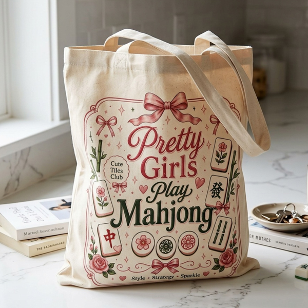 Billie - Pretty Girls Play Mahjong Tote Bag