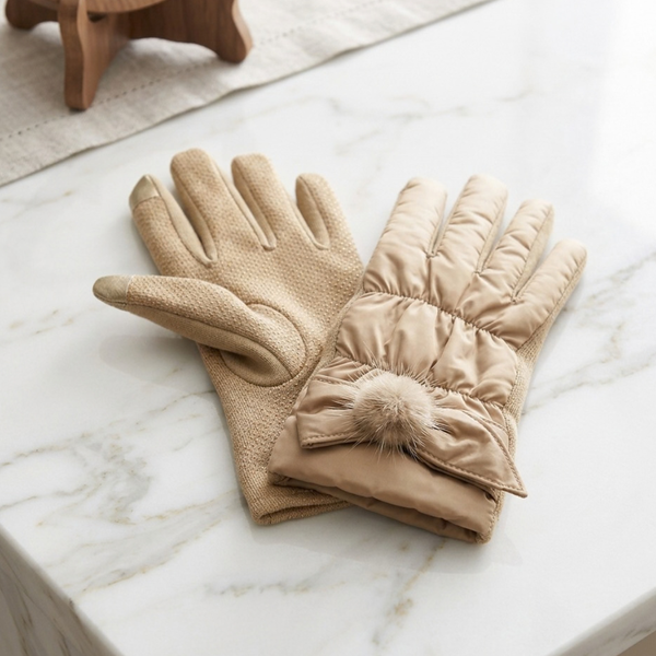 Diana - Quilted Smart Touch Winter Gloves