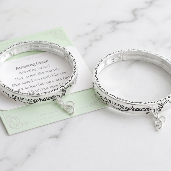 Leona - Amazing Grace Charm Stretchable Bracelet