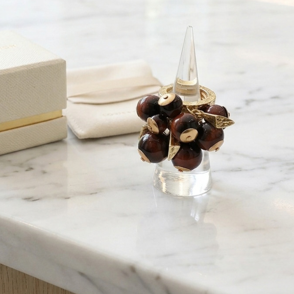 Corinne - Berry Cluster Accent Stretchable Ring