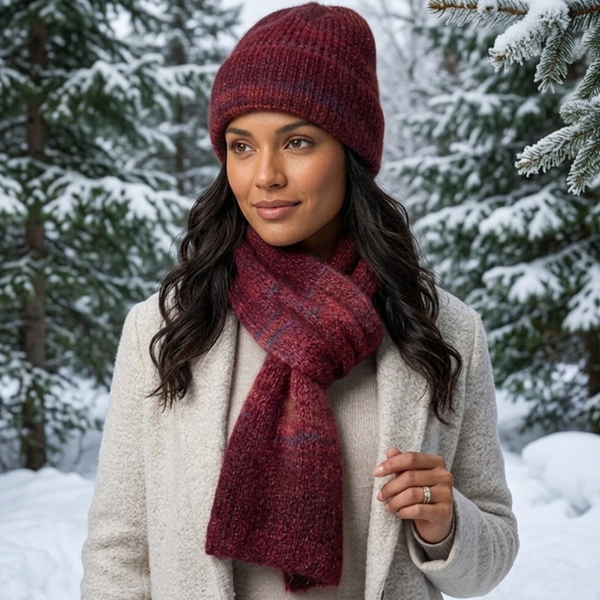 Hallie - 2 PCS Winter Beanie Scarf Set