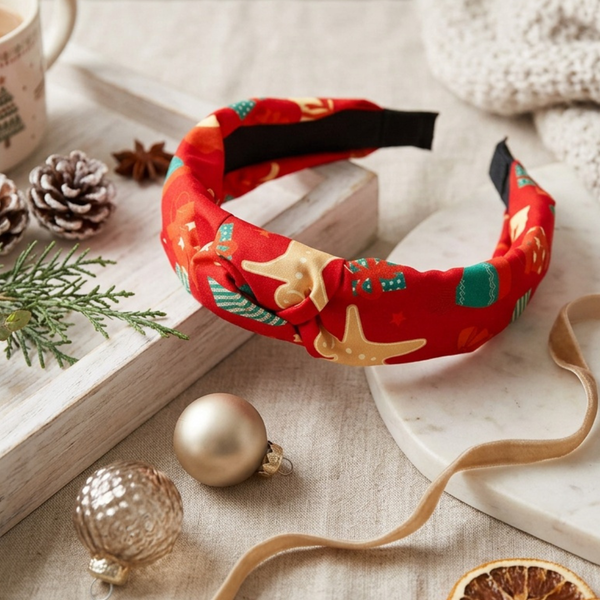 Kathleen - Holiday Gingerbread Cookies & Presents Headband