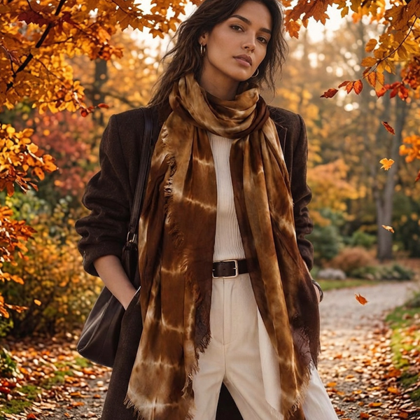 Sheera - Lightweight Oversized Tie-Dye Wrap Scarf