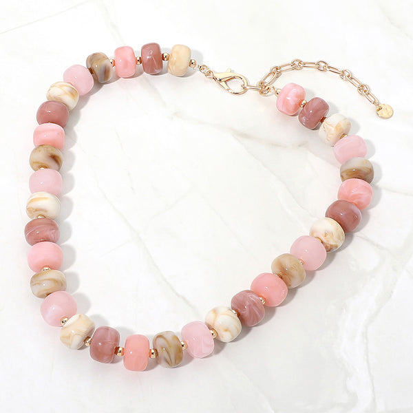 Haven - Colorful Rondelle Beaded Necklace