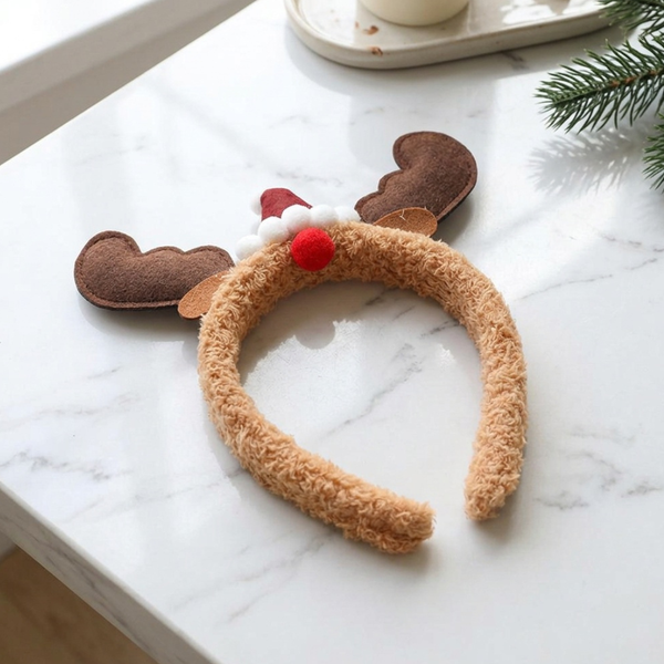 Elliana - Reindeer Holiday Headband