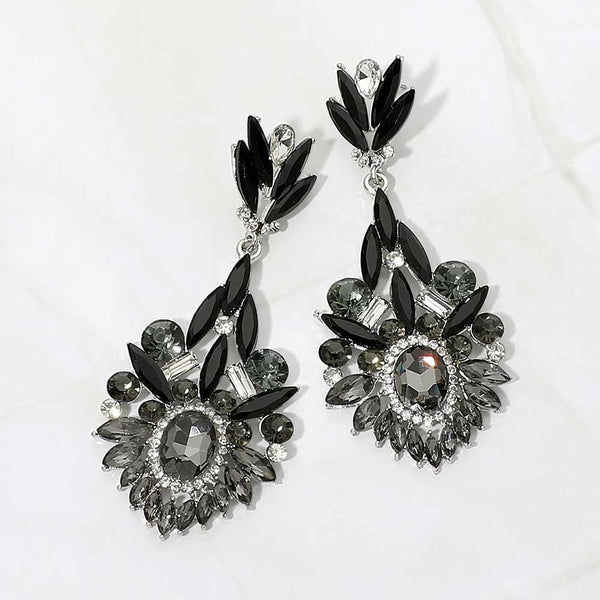 Aida - Marquise Stone Rhinestone Earrings