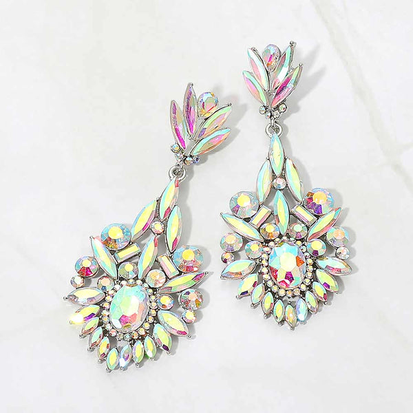 Aida - Marquise Stone Rhinestone Earrings