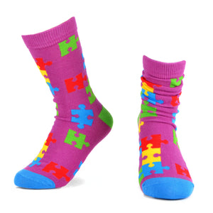 Men's Autism Awareness Novelty Socks